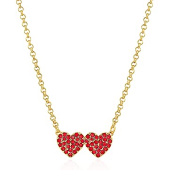 Kate Spade Yours Truly Pave Heart Pendant Necklace - Picture 2 of 5